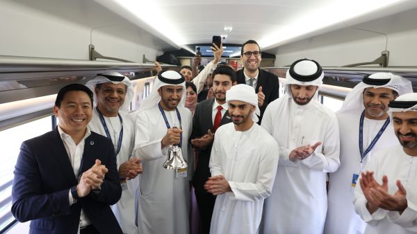 ADX Celebrates Trading of New Derivatives Contract Aboard National Etihad Rail