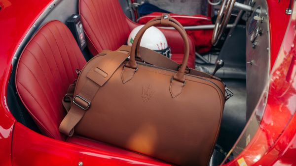 Maserati and Poltrona Frau In Motion present: Maserati Weekend Bag