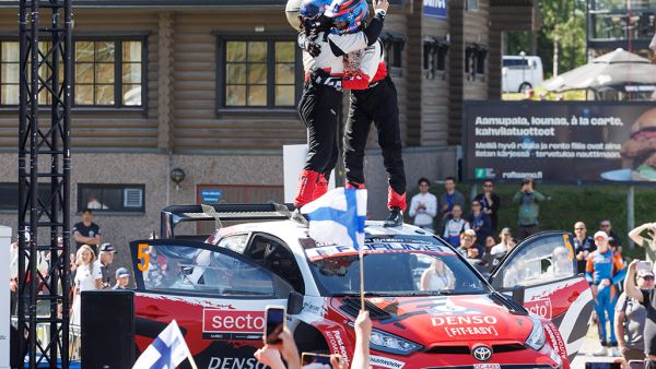 GAZOO Racing Secures 1-2-3 Finish at 75th Rally Finland