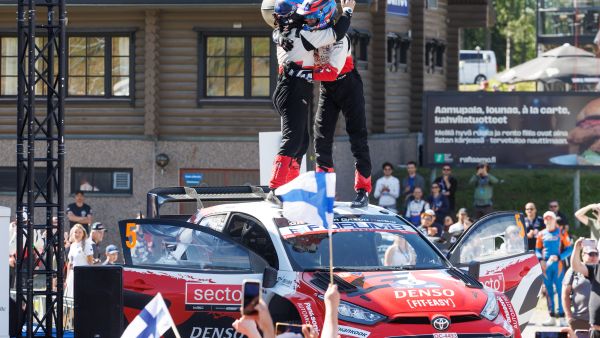 GAZOO Racing Secures 1-2-3 Finish at 75th Rally Finland