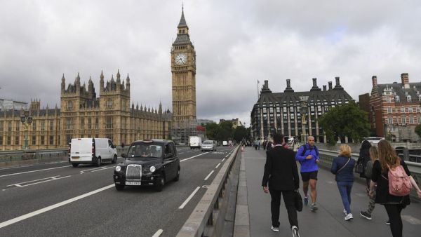 With Big Ben in the background, Emariti cars have been rife in roaming the streets of London (AFP/File Photo)	
