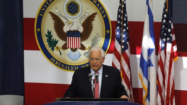US ambassador to Israel David Friedman (AFP)