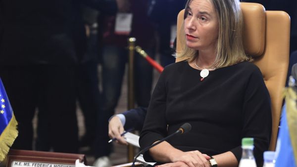 The High Representative of the European Union for Foreign Affairs and Security Policy Federica Mogherini  (Twitter)