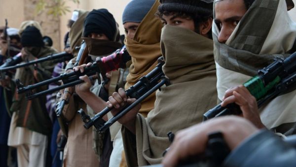 Afghan Taliban fighters in Jalalabad, Feb. 8 2015