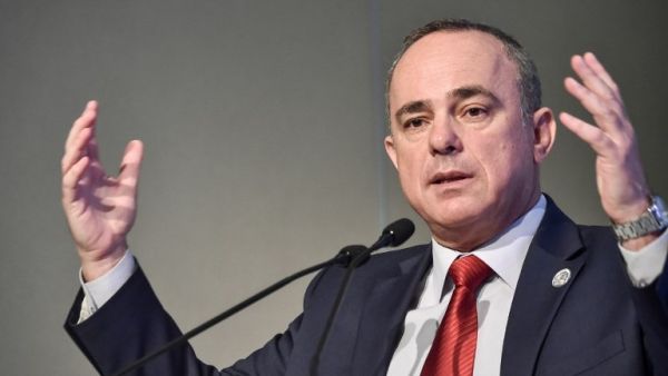 Energy Minister Yuval Steinitz (AFP/File)