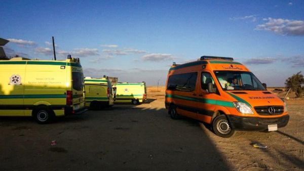 Ambulances in Egypt (AFP/File Photo)	