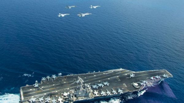 The American nuclear-powered aircraft (AFP/File Photo)