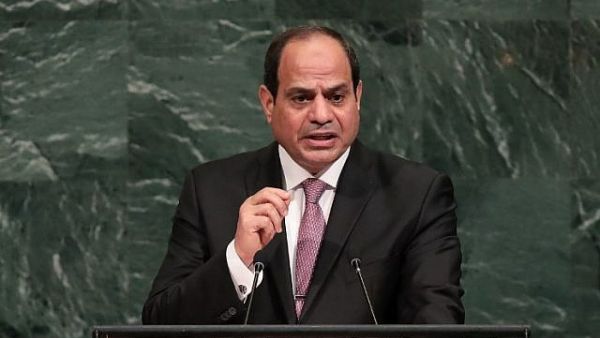 Sisi’s remarks came during the inauguration of development projects in Menoufia governorate, referring to the recent diplomatic crisis between Egypt and Sudan (AFP/File)