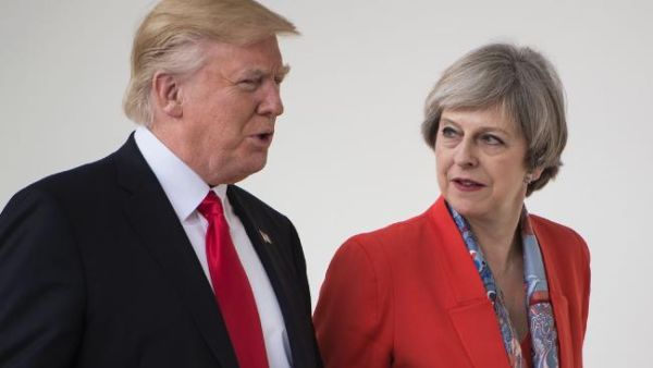 U.S. President Donald Trump and U.K. Prime Minister Theresa May (AFP/File Photo) U.S. President Donald Trump and U.K. Prime Minister Theresa May (AFP/File Photo)