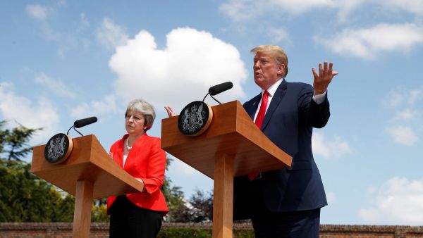 الرئيس الأميركي يتحدث عن إمكانية "لا محدودة" لاتفاق تجاري مع المملكة المتحدة
