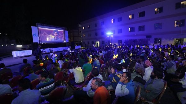 du will host latest Hindi movies for free along with refreshments for these hardworking individuals.