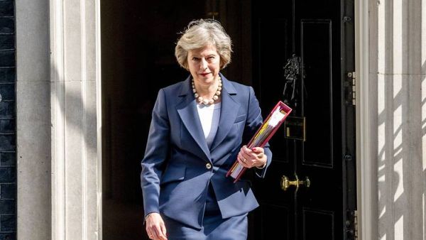 British Prime Minister Theresa May (AFP/File Photo)	
