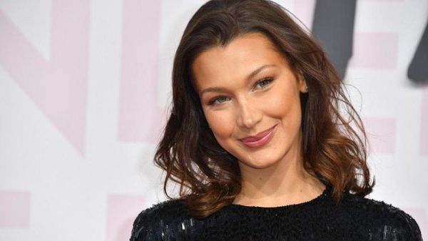 US-Palestinian model Bella Hadid was in Abu Dhabi on Friday. (Source: AFP)