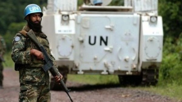 UN soldier stands on guard (AFP/File Photo)
