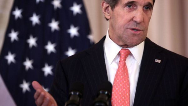 US Secretary of State John Kerry stressed that finding a political solution to the crisis in Syria was crucial to avoid more bloodshed. (AFP/File)