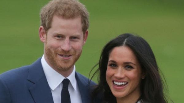 Britain's Prince Harry and Meghan Markle (AFP/File Photo)	