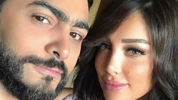 أخبار تؤكد انتظار تامر حسني و بسمة بوسيل لطفلهما الثالث