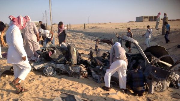 Two officers were also killed and five soldiers injured in a militant attack in the North Sinai. (AFP)