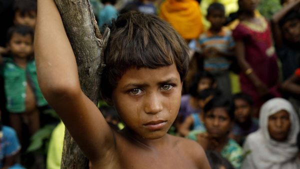A Rohingya refugee girl in Ukhiya, Bangladesh (AFP/File Photo)
