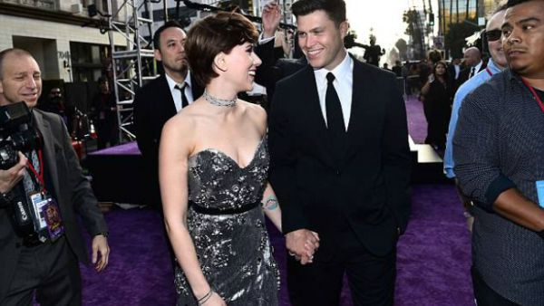 So in love: She was previously married to Romain Dauriac; they have a two-year-old daughter named Rose Dorothy together; seen with Colin (Source: Michael Buckner - Variety - REX - Shutterstock)