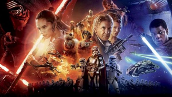 Surpassed: The box office receipts narrowly surpassed Star Wars: The Force Awakens for the highest opening weekend of all-time (Source: Lucasfilm - Bad Robot - Walt Disney - Kobal - REX - Shutterstock)