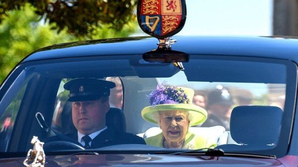 The Queen heading to the wedding of Prince Harry and Meghan Markle, pre-ceremony in May (Shutterstock/File Photo)