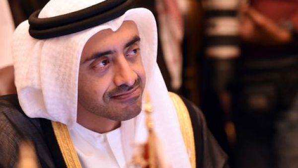 UAE Foreign Minister Sheikh Abdullah bin Zayed Al Nahyan (AFP/File Photo)	