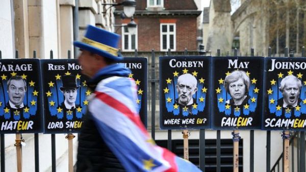 British lawmakers passed a bill late Wednesday forcing Prime Minister Theresa May to seek a further delay to the UK’s departure from the European Union (Twitter)