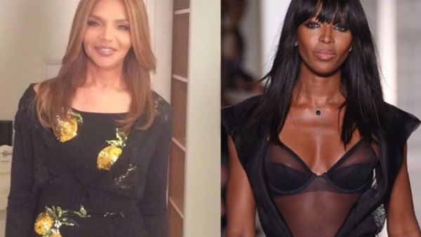 ناعومي كامبل ووالدتها