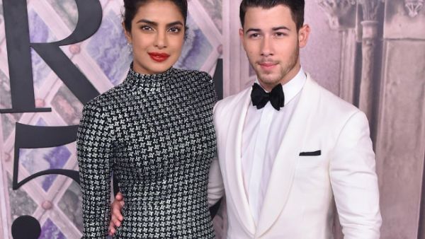 Whirlwind: Priyanka and Nick got engaged after the musician proposed on her 36th birthday in London in July, after a couple of months of dating, with a diamond ring from Tiffany's (Source: Stephen Lovekin - WWD - REX - Shutterstock)