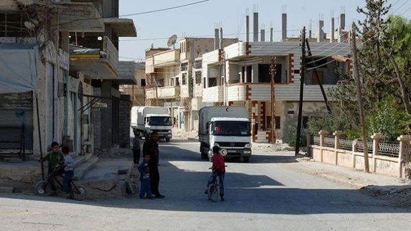 Syrian troops and allied fighters regained control of the town on Saturday (AFP)