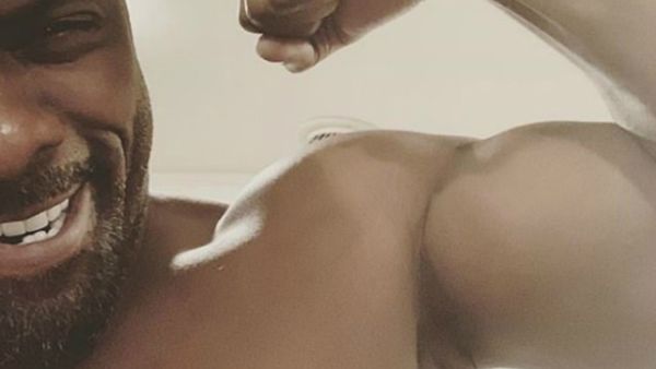 Elba shared a selfie of himself flexing his biceps. (Source: Idris Ilba - Instagram) Elba shared a selfie of himself flexing his biceps. (Source: Idris Ilba - Instagram)