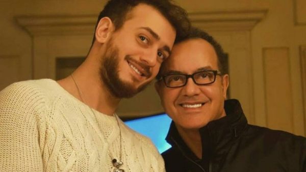 الفنان سعد لمجرد ووالده البشير عبدو