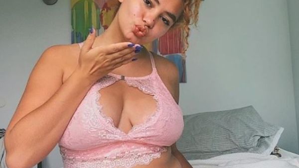 Sonny (pictured) explains in the C5 documentary that she was a size 12 when she was first scouted by Milk and was asked to wear padding to make her even curvier because plus-size models were so in demand (Instagram)