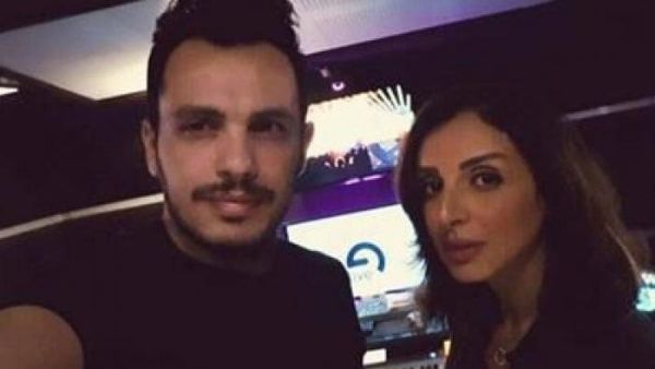 الموزع أحمد إبراهيم وزوجته الفنانة أنغام