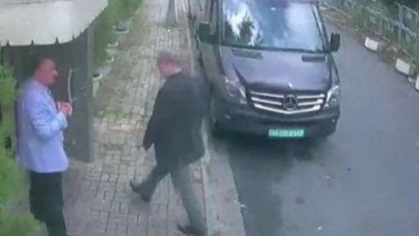 Last known image of the Saudi journalist (Twitter)