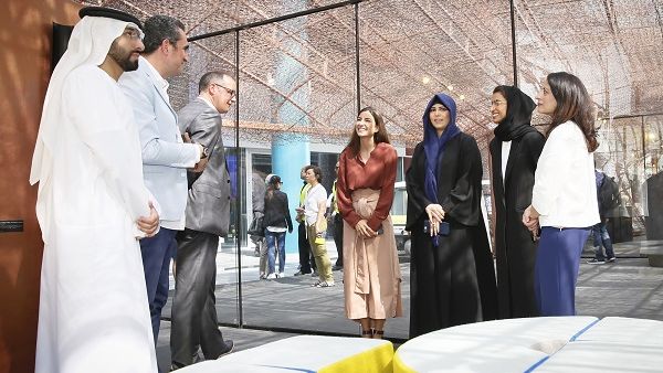 Sheikha Latifa Bint Mohammed Bin Rashid Al Maktoum opens the third edition of Dubai Design Week.