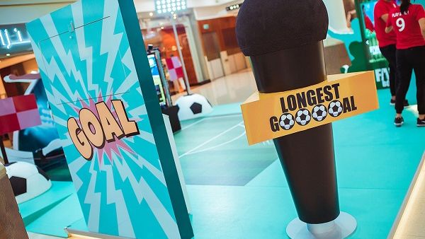 City Centre Deira will feature ‘The Longest Goal’ game. City Centre Deira will feature ‘The Longest Goal’ game.