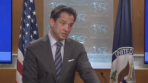 State Department spokesman Robert Palladino (Twitter)