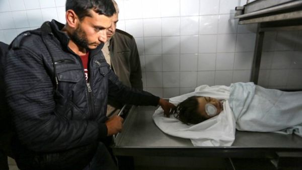 Palestinian Ahmed Yasser Sabri Abu Abed, aged 4 years and eight months (Twitter)