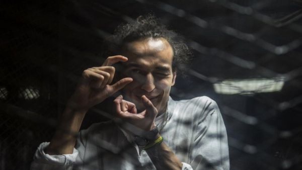 Egyptian photojournalist Mahmoud Abu Zeid, widely known as Shawkan (Twitter)