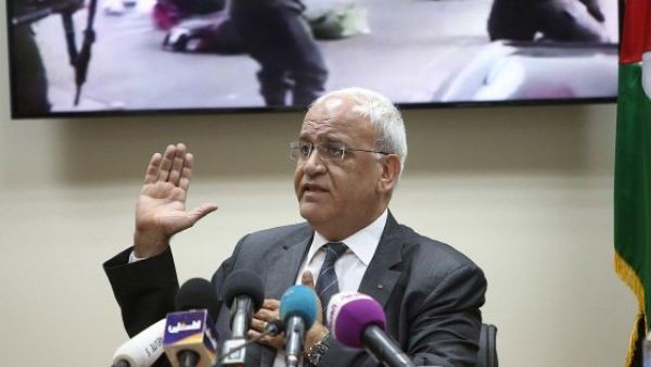Palestine Liberation Organization (PLO) Secretary-General Saeb Erekat (Twitter)