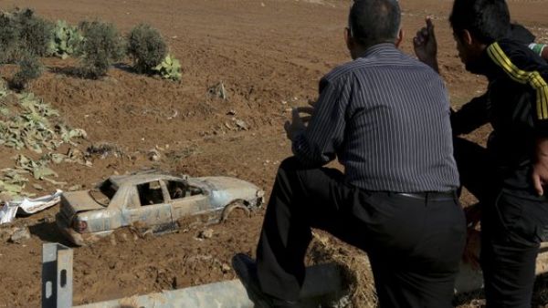 Flash floods in Jordan (Twitter)