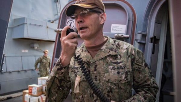Vice Admiral, Commander of US Naval Forces Central Command, Scott Stearney (Twitter)