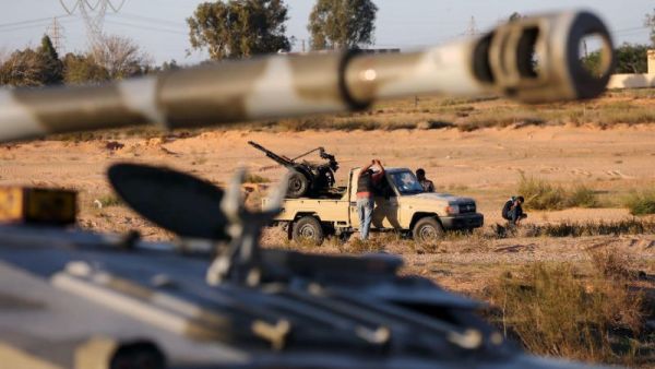 Libyan militias outside of Misrata. (AFP/File)