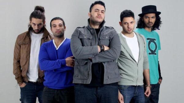 The popular band Cairokee rocked the night at the Presidential Palace