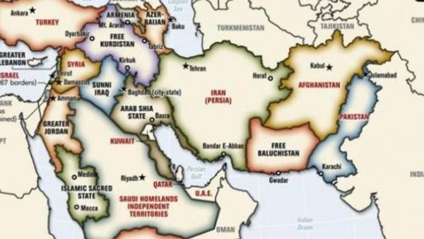خارطة الشرق الأوسط الجديد أو سايكس بيكو كما يسميه البعض
