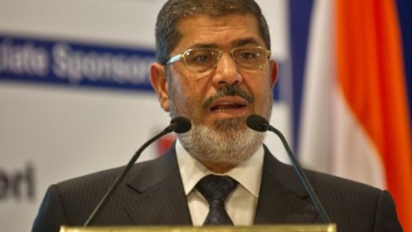 الرئيس المصري محمد مرسي. 