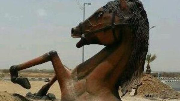 مجسمات احصنة بالسعودية