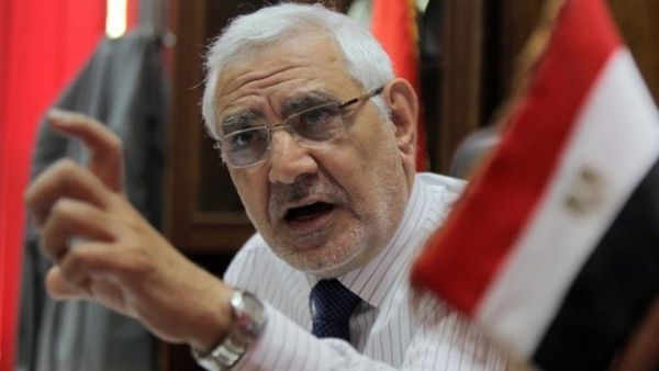 Abdel Moneim Aboul-Fotouh during an interview in Cairo in 2011 (AFP/File)